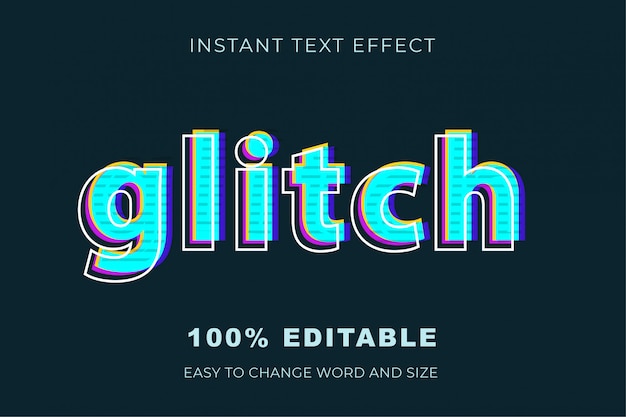 Glitch-texteffekt