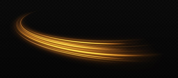 Glitzernde Wirkung von Lichtspuren oder Neonlinienwirbeln Abstrakter Lichtgeschwindigkeitsbewegungseffekt