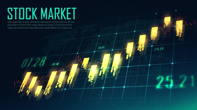 globales Finanzwesen im grafischen Konzept