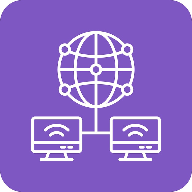 Globales Netzwerk-Symbol