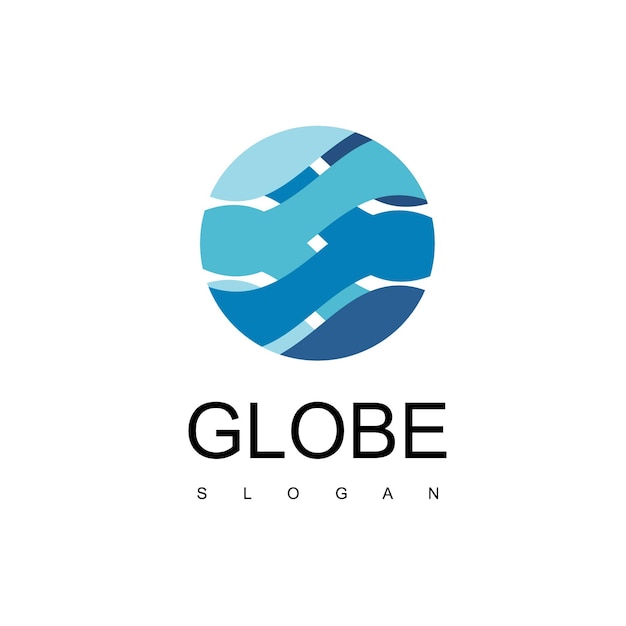 Globus-logo-design-vorlage