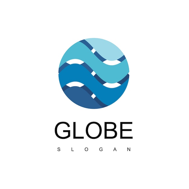 Globus-logo-design-vorlage