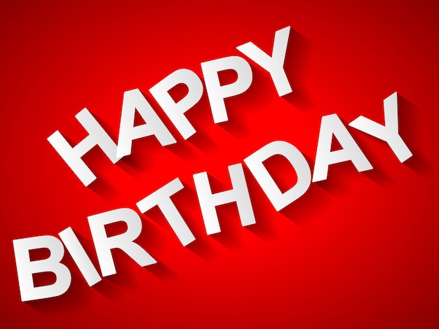 Glücklich Burthday