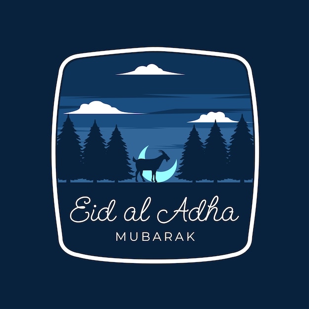 Glücklich eid al adha