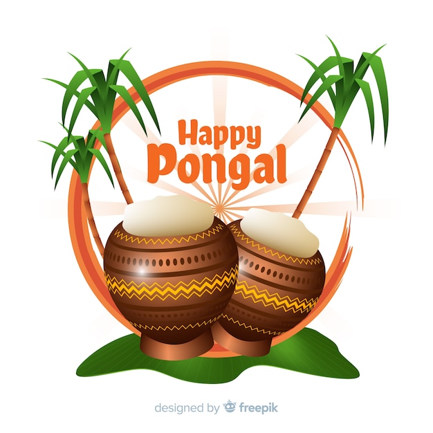 Glücklich pongal