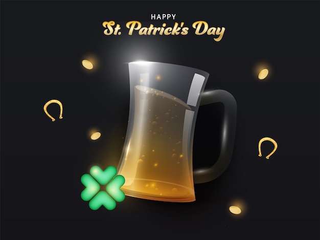 Glückliche st. patrick's day konzept illustration