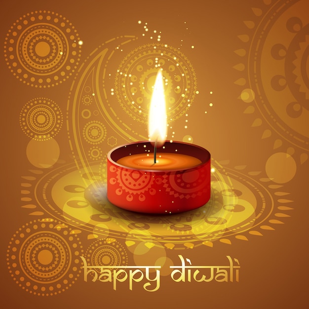 glücklicher Diwali Hintergrund