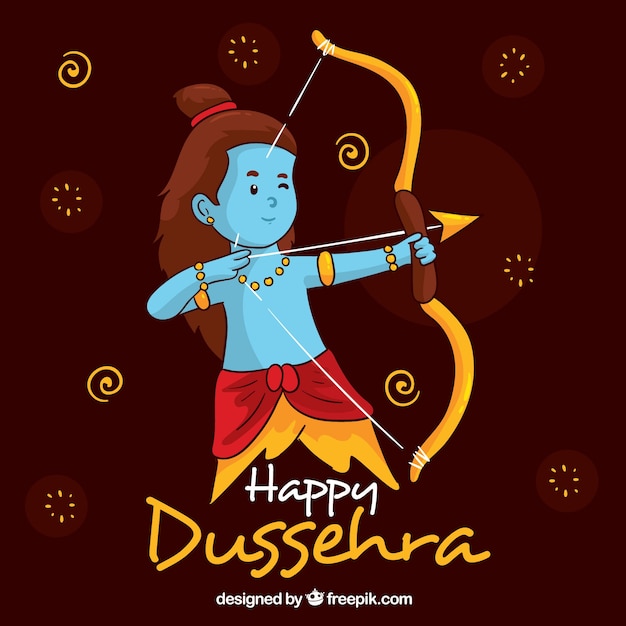 Glücklicher dussehra Hintergrund