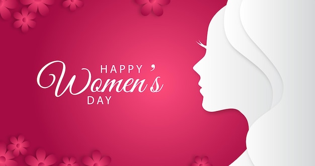 glücklicher Frauentag moderne Vektorwandpapier