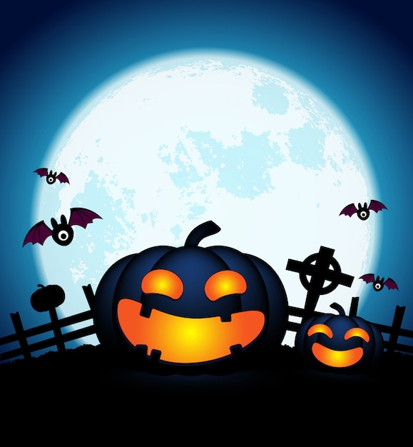 Glücklicher Halloween-Tageshintergrund