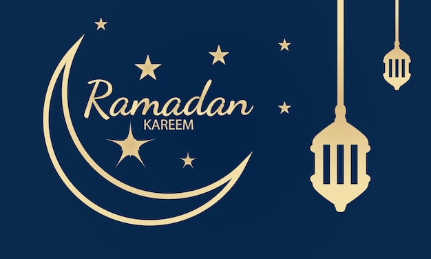 Glücklicher ramadan kareem vorlage design