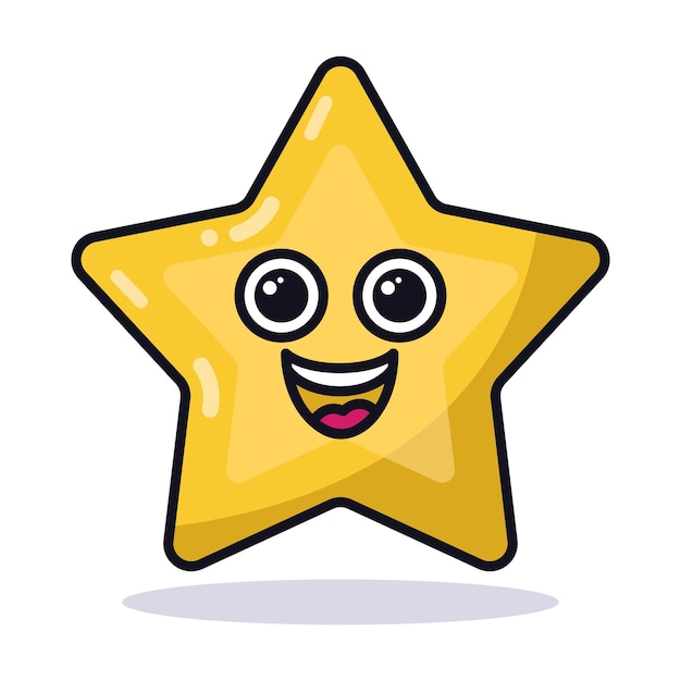 Glücklicher Stern-Emoji