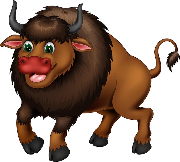 glücklicher Stier