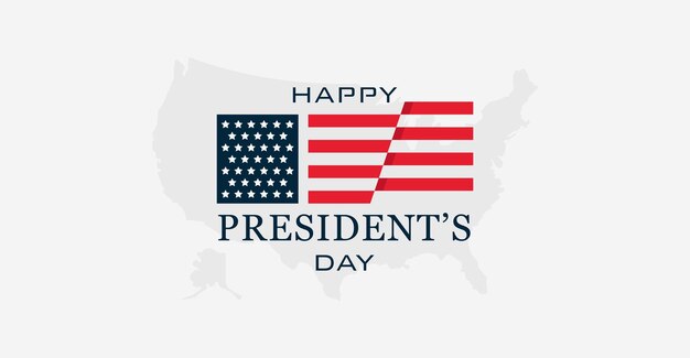 Glücklicher Tag der Präsidenten der Vereinigten Staaten von Amerika