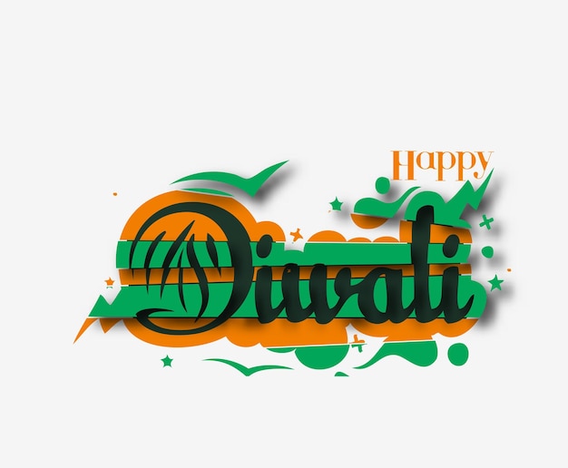 Glückliches diwali-hintergrunddesign. abstrakte vektorillustration.