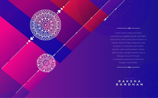 Glückliches raksha bandhan-festival-karten-hintergrund-design