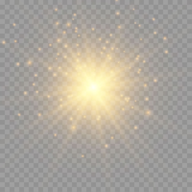 Glühende Lichtillustration