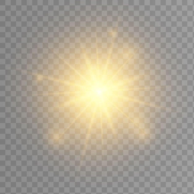 Glühende Lichtillustration