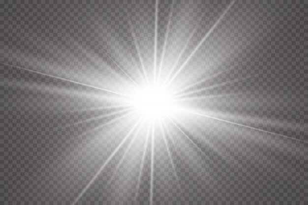 Glühende Lichtillustration