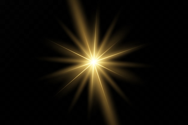 Glühende Lichtillustration