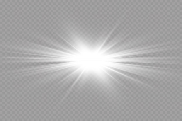 Glühlichteffekt. Illustration. Weihnachtsblitz. Staub. Fallender Schnee. Dekoration.