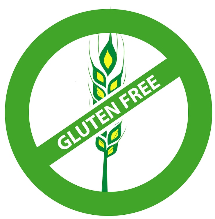 Vektor glutenfreie symbolvektorillustration
