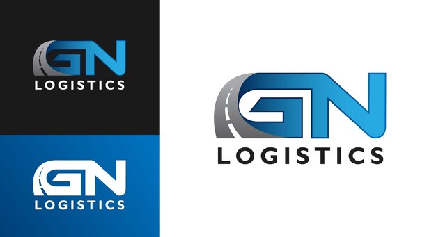 Gn-brief-logistik-autobahn-logo-vorlage