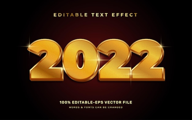 Gold 2022 texteffekt