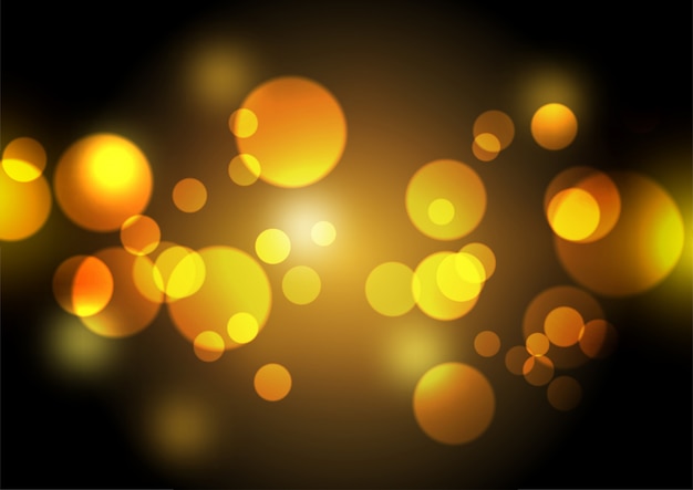 Gold-bokeh-lichter entwerfen hintergrund