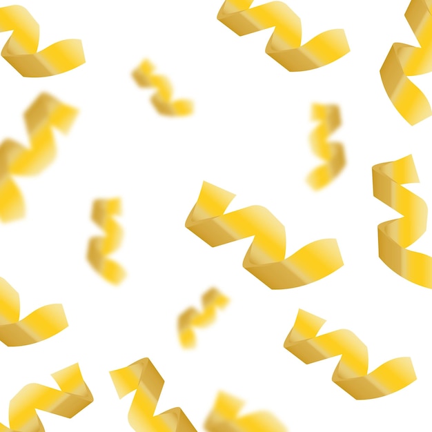 Vektor gold fliegende lametta festliche konfetti-folienpartikel zur dekoration