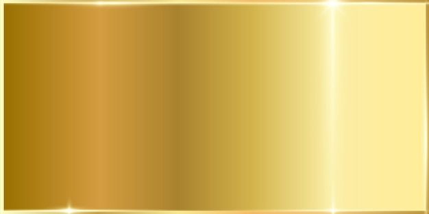 Gold-Gradient-Hintergrund Gold-Vektor Gold-Metall-Gold-Vektor