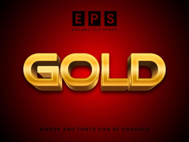 Gold-Luxus-Text-Effekt
