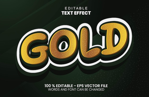 Gold-Text-Effekt