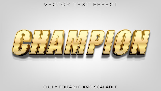 Vektor gold- und silber-metalltext-effekt