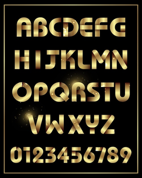 Golden alphabet