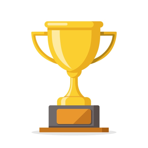 Golden Trophy Clip Art für Leistung und Erfolg