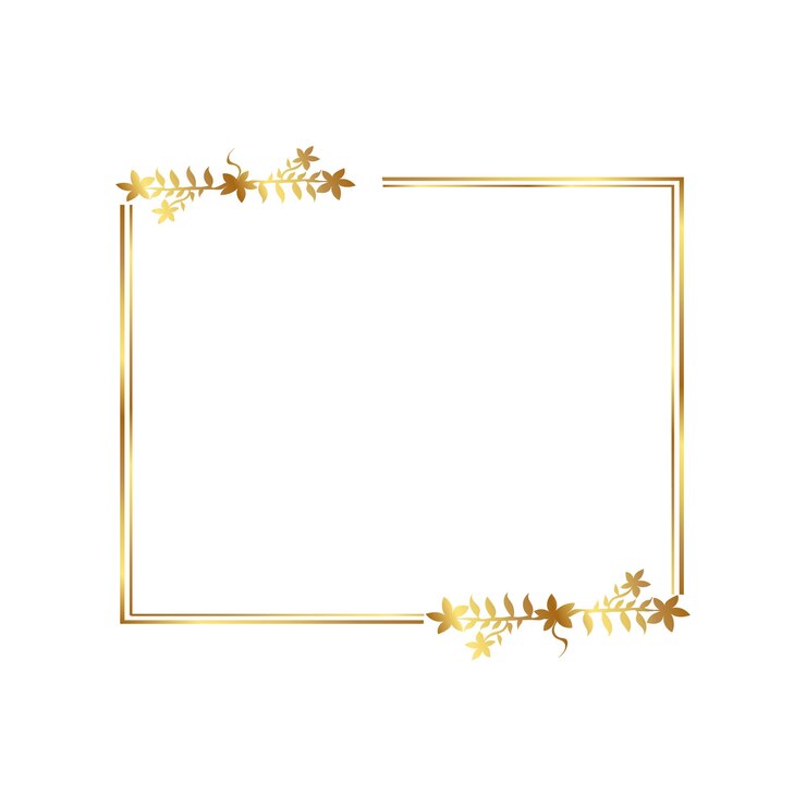 Goldene Grenze goldener warmer Farbrahmen freie Vektorillustration