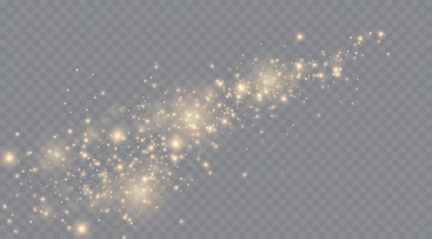 Goldene Lichtvektoren.Bright Gold Star.Light Flash.Gold Glitter