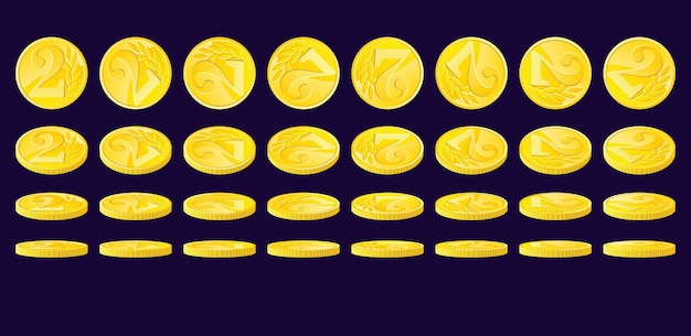 goldene Münzen