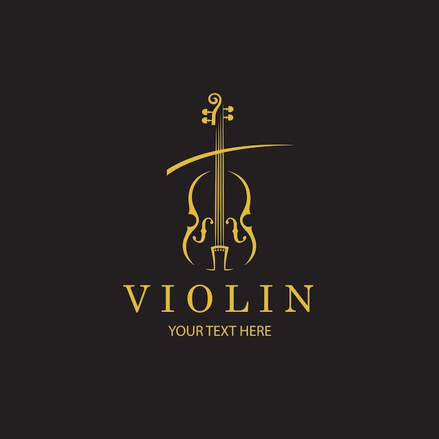 Goldene violine-ikone