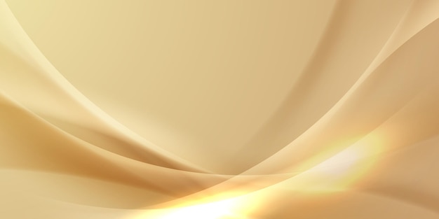 Goldener abstrakter hintergrund-luxus-vektor-design