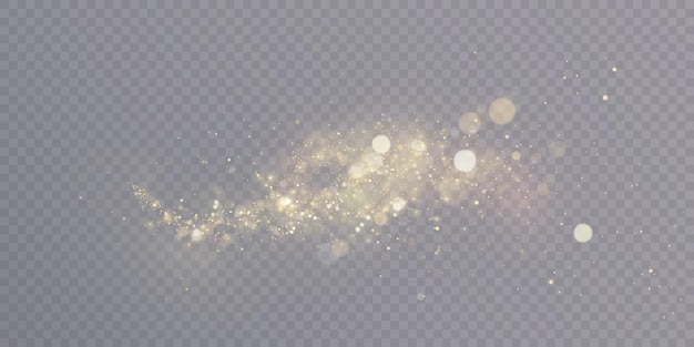 Goldener Glitzer und Funkeln