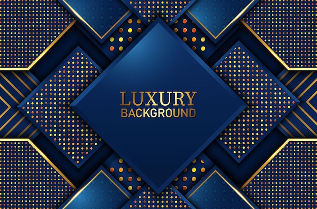Goldener luxushintergrund mit farbverlauf