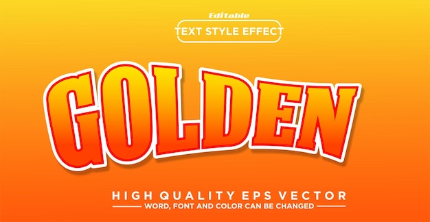 Goldener textstileffekt editierbar