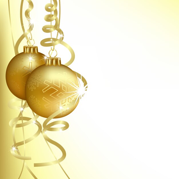 Goldener weihnachtsflitter-hintergrund