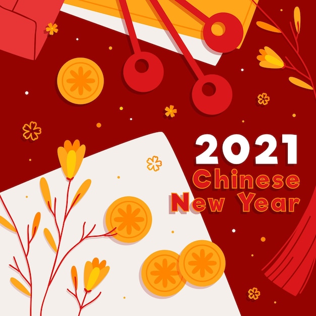 Goldenes chinesisches Neujahr 2021