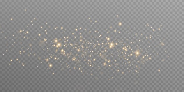 Goldenes Staublicht png Bokeh Licht Lichter Effekt Hintergrund Weihnachten leuchtender Staubhintergrund Weihnachten leuchtendes Licht Bokeh Konfetti und funkelnde Overlay-Textur für Ihr Design