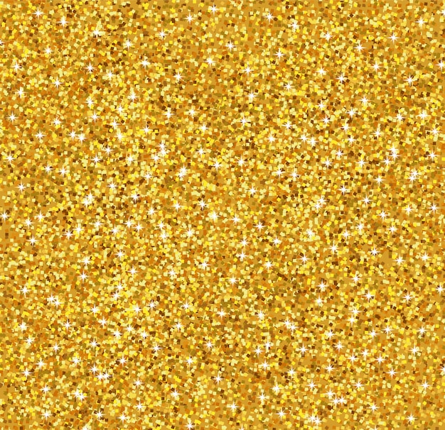 Vektor goldglitter realistisch, hintergrundillustration