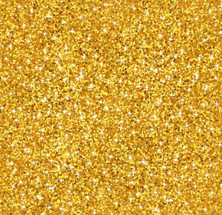 Vektor goldglitter realistisch, hintergrundillustration