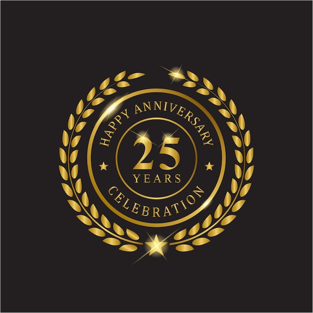 Goldkranz Jahrestag 25 Jahre Feier.